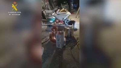 Un detenido en un taller clandestino de fabricación de explosivos en Barcelona