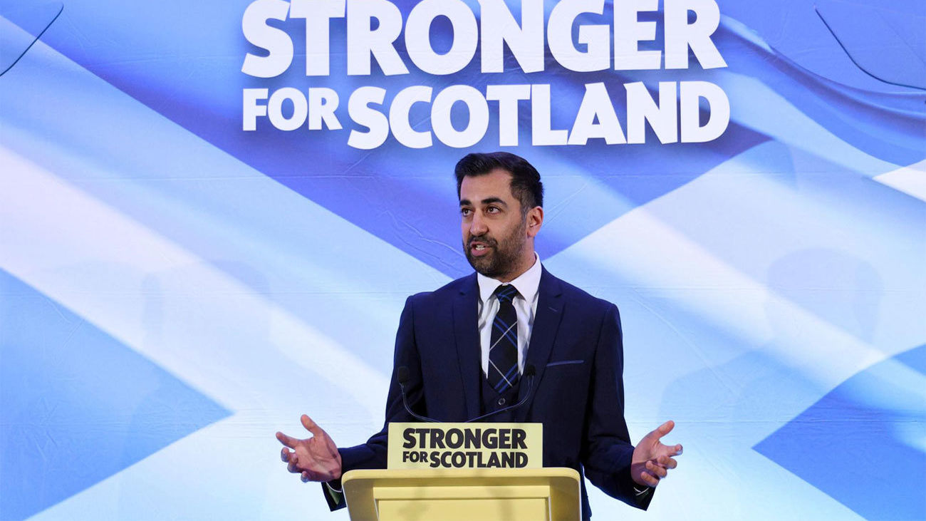 Humza Yousaf, el primer musulmán en asumir las riendas del Partido Nacional Escocés (SNP)
