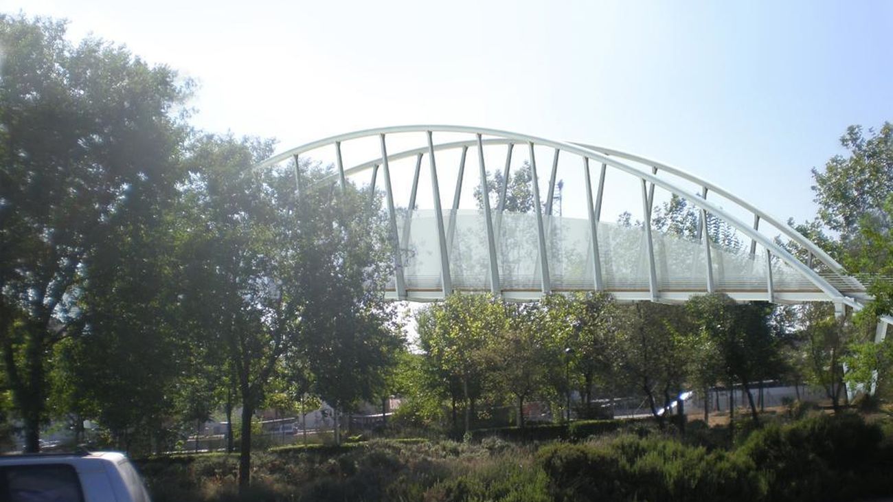 Simulación del futuro puente entre La Garena y la Gal de Alcalá