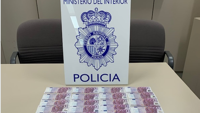 La Policía Nacional desmantela una red de distribución de billetes falsos de 500 euros