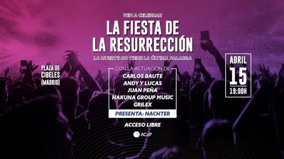 'La Fiesta de la Resurección', el festival católico que reunirá a Baute, Andy y Lucas o Nachter