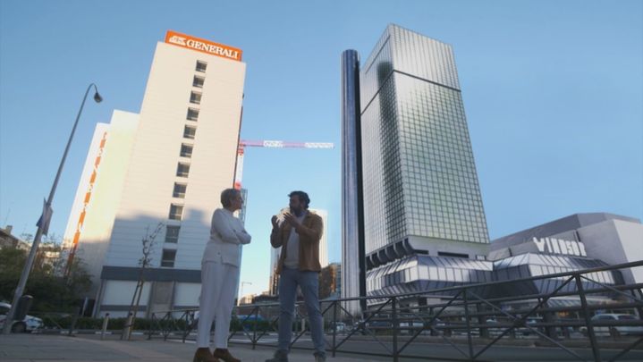 Aspecto que tendría la Torre Windsor / Telemadrid