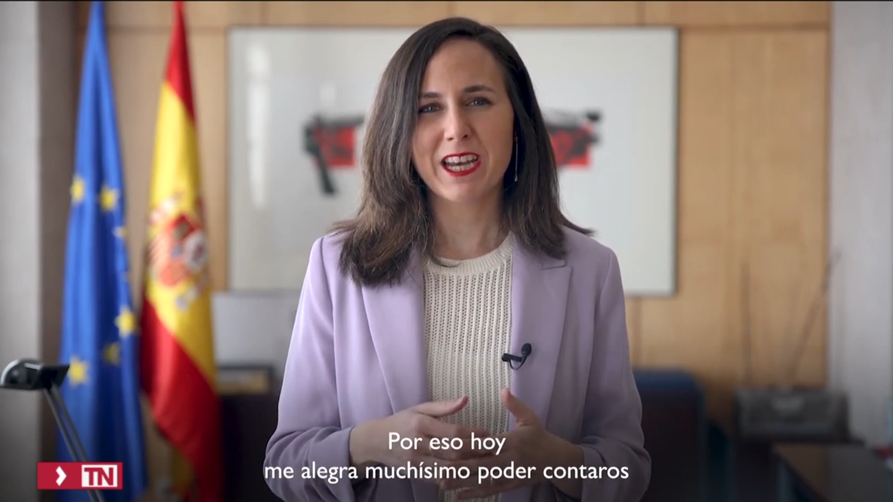 Belarra, ausente de la rueda de prensa del Consejo, vende su Ley de Familias en redes sociales