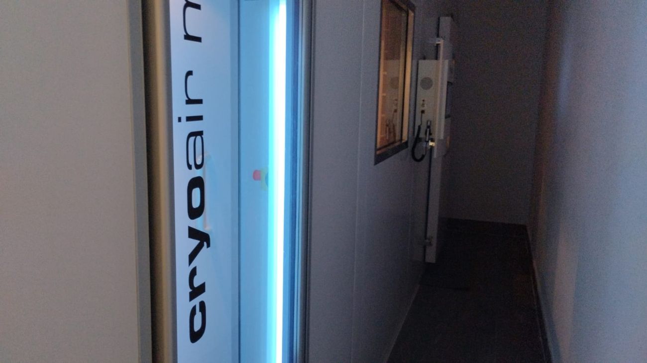 La sala de crioterapia: tres minutos a una temperatura de -110º para estar en forma