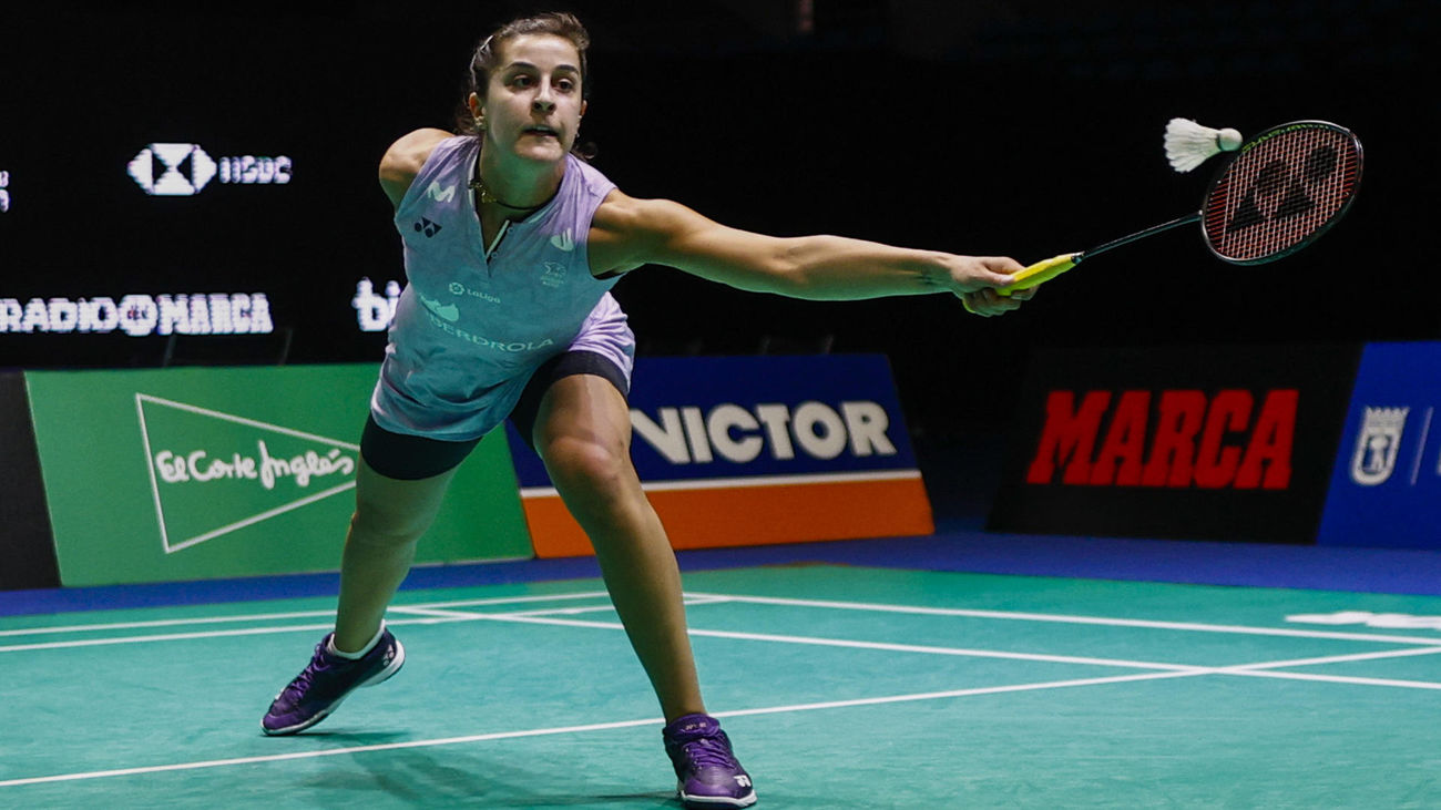 Carolina Marín supera sin problemas la primera ronda del Madrid Spain Masters de bádminton