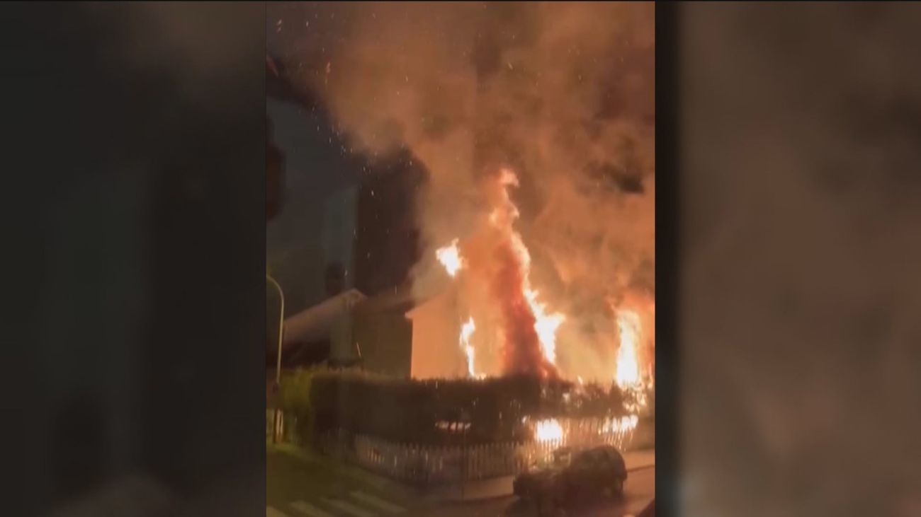 Incendio  Villanueva de la Cañada