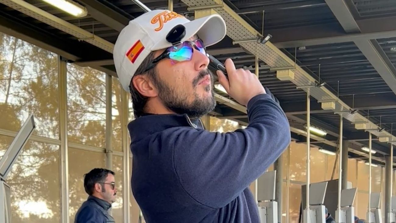 El madrileño Alejandro de Miguel busca brillar en el Mundial de Golf para Ciegos