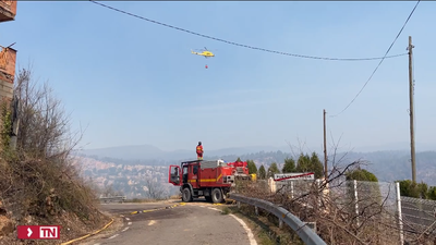 El incendio de Castellón afronta un día de alto riesgo por fuertes vientos