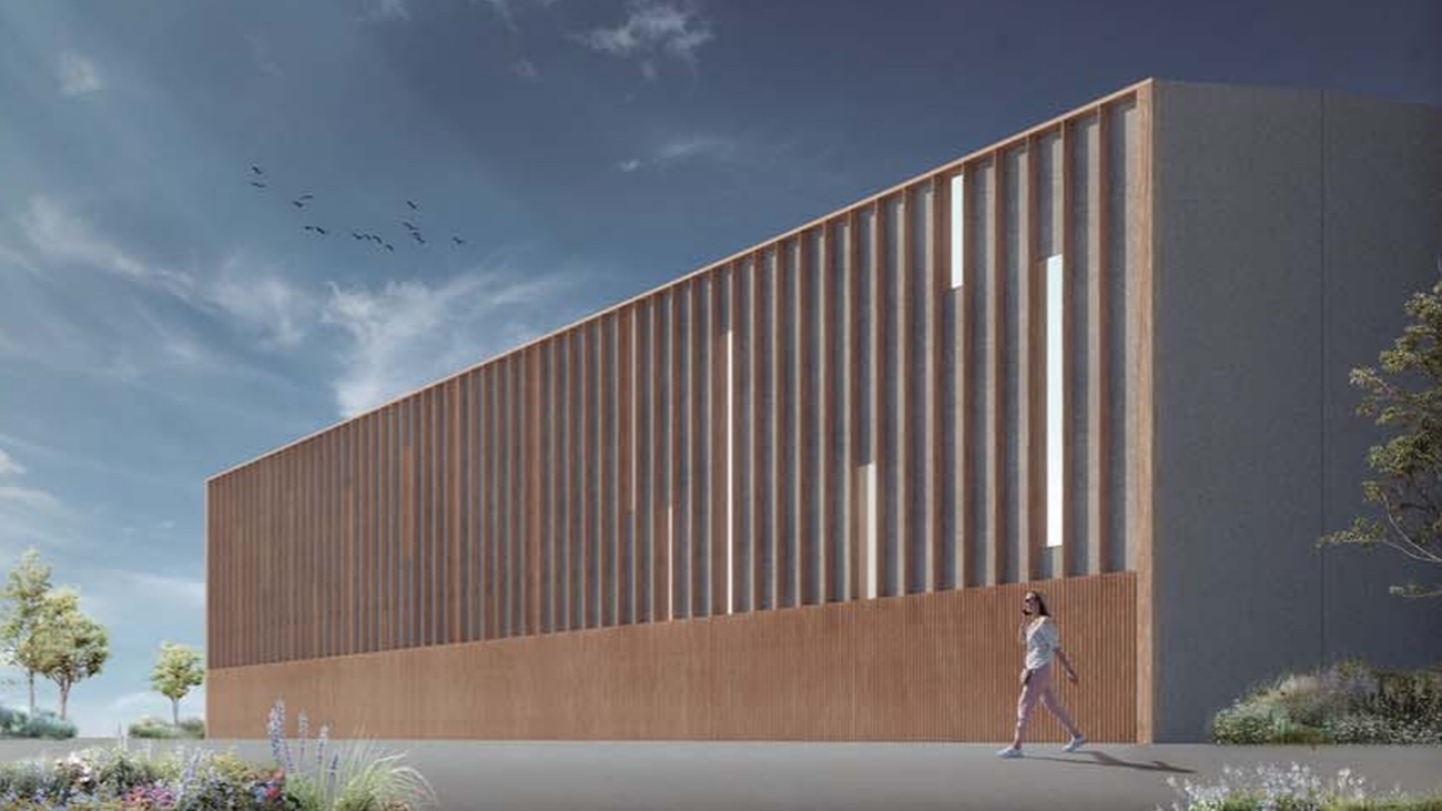 Ilustración del futuro centro deportivo de Valdetorres de Jarama