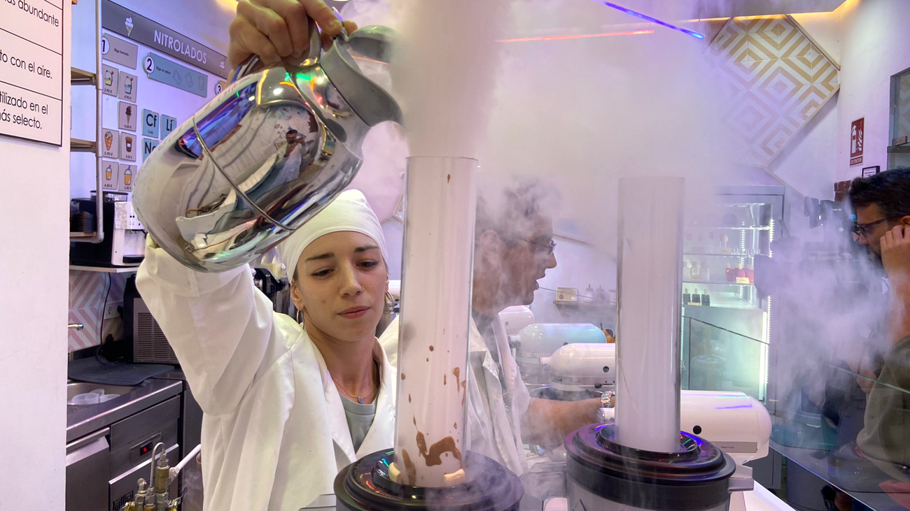 'N2 Lab', el laboratorio de los helados de Chueca