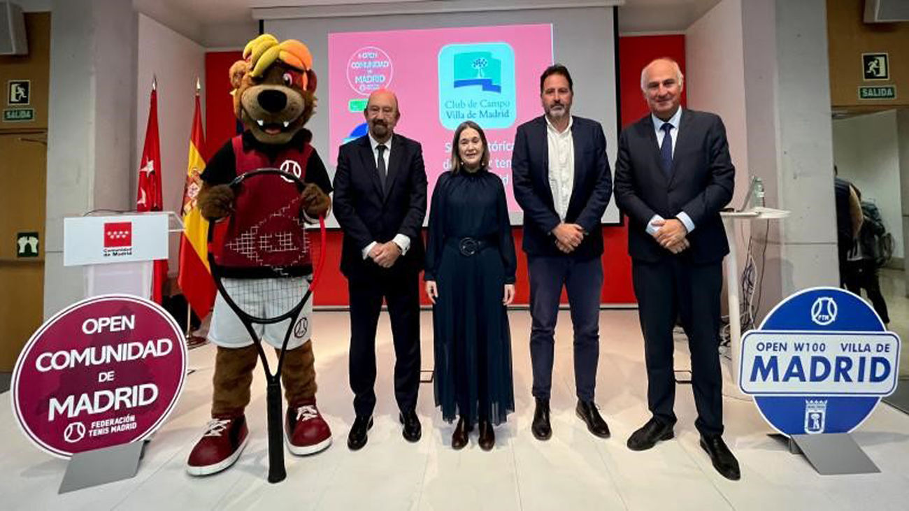 Presentados el Open Comunidad de Madrid ATP Masculino y el Open Villa de Madrid