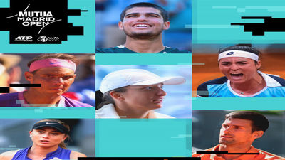 Nadal, Alcaraz, Djokovic, Swiatek, Badosa y Sabalenka, en el cuadro del Madrid Open de Tenis