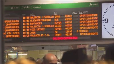 Una avería suspende la circulación de trenes de alta velocidad en Chamartín al comienzo de la Semana Santa