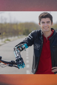 David, más conocido como 'Hand Solo' al construirse una prótesis con piezas Lego