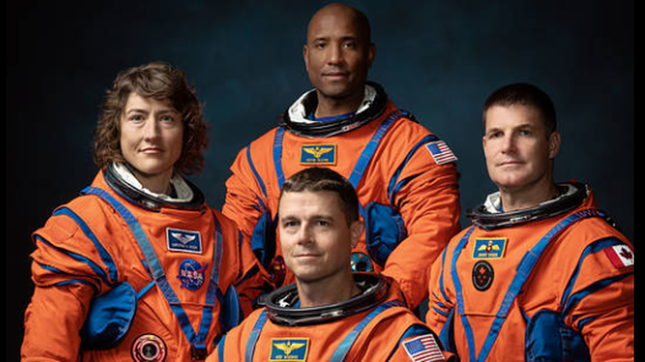 Los cuatro miembros de la misión Artemis II de la NASA
