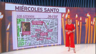 Procesión de ‘Los Gitanos’, en el Miércoles Santo de Madrid