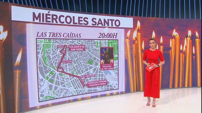 Horario y recorrido completo de la procesión Tres Caídas en Madrid