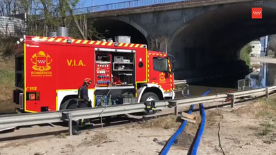 La rotura de una tubería obliga a cortar la M-307 en Ciempozuelos