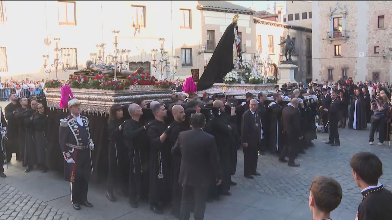 La Soledad cierra las procesiones de Semana Santa en Madrid