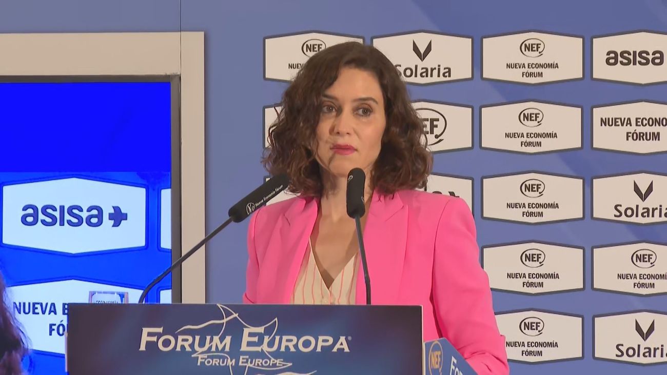 Ayuso se compromete a bajar medio punto más todos los tramos del IRPF en la siguiente legislatura