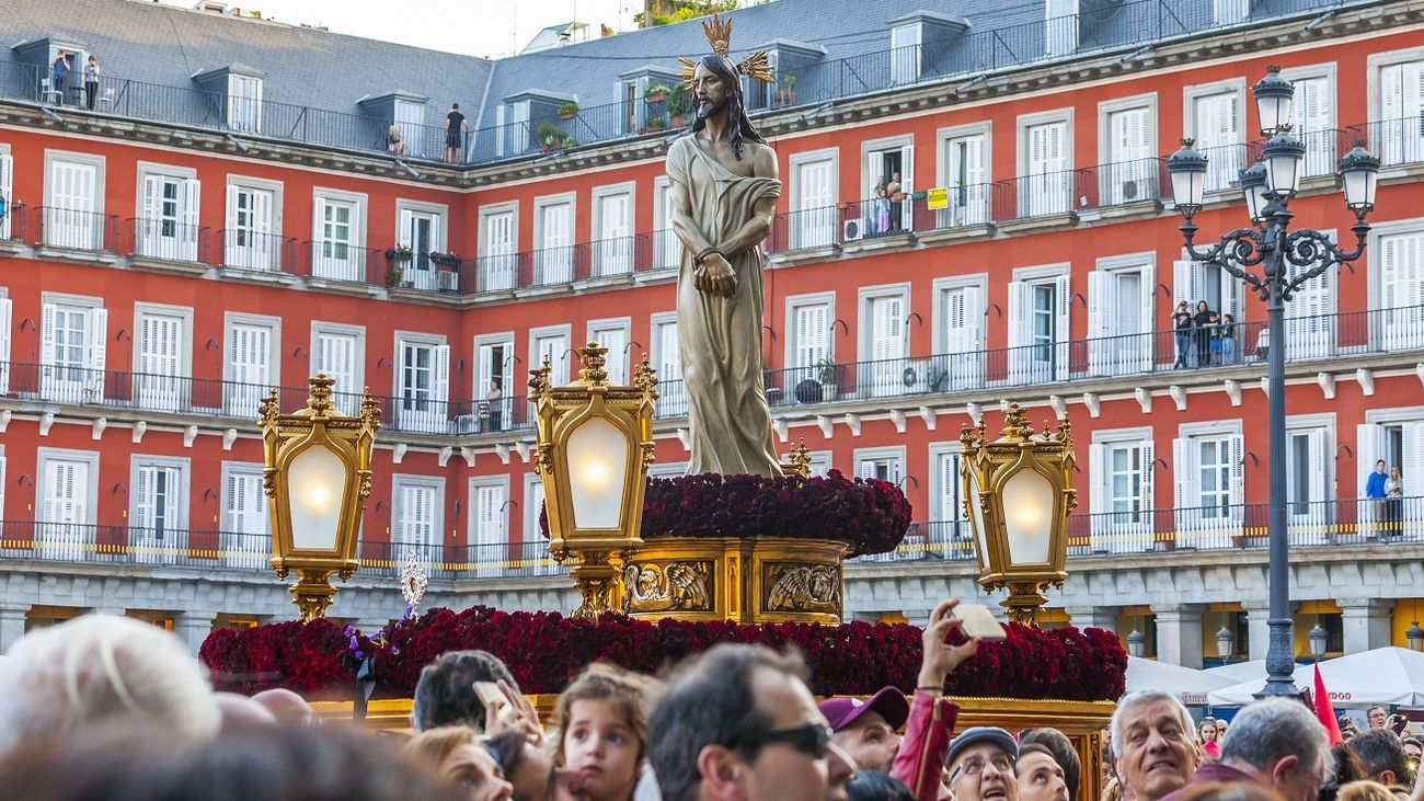 Procesión en la Plaza Mayor