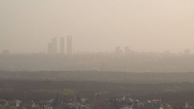 La calima provoca que la calidad del aire en Madrid sea mala