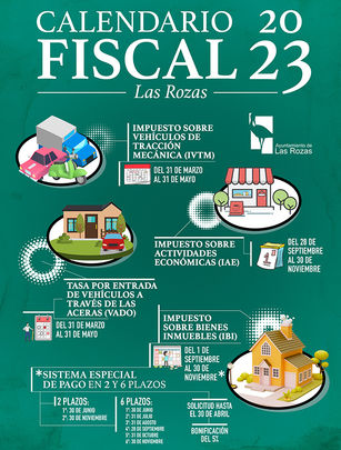 Calendario fiscal de Las Rozas / AYUNTAMIENTO DE LAS ROZAS