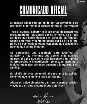 Comunicado de Baena / THE CORNER