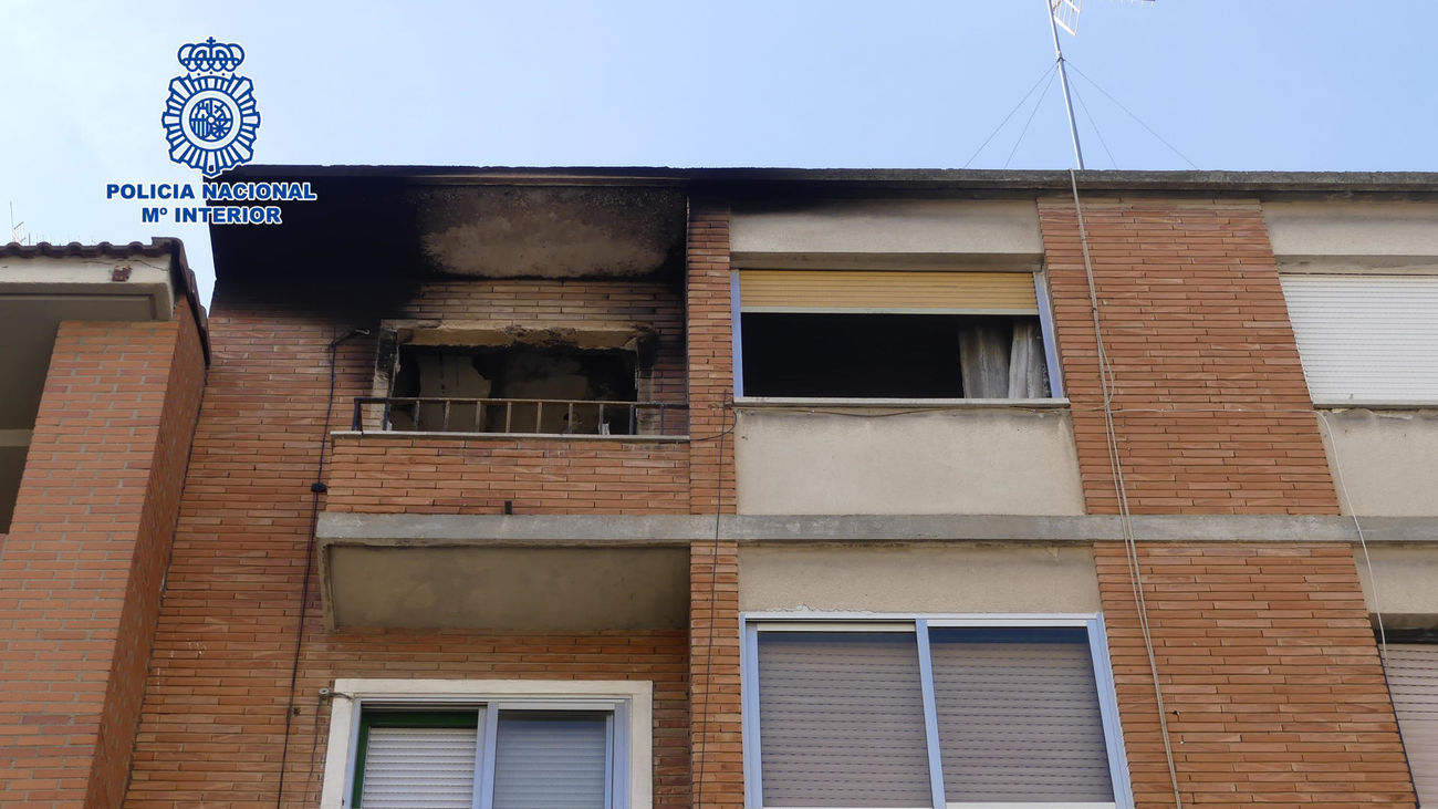 Incendio en un piso en Zaragoza