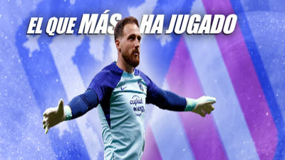 Oblak, el extranjero con más partidos en el Atlético de Madrid