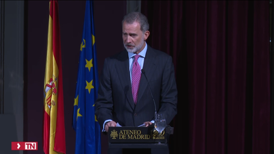 El Rey reivindica  el" debate abierto y la tolerancia"  como esencia de la democracia