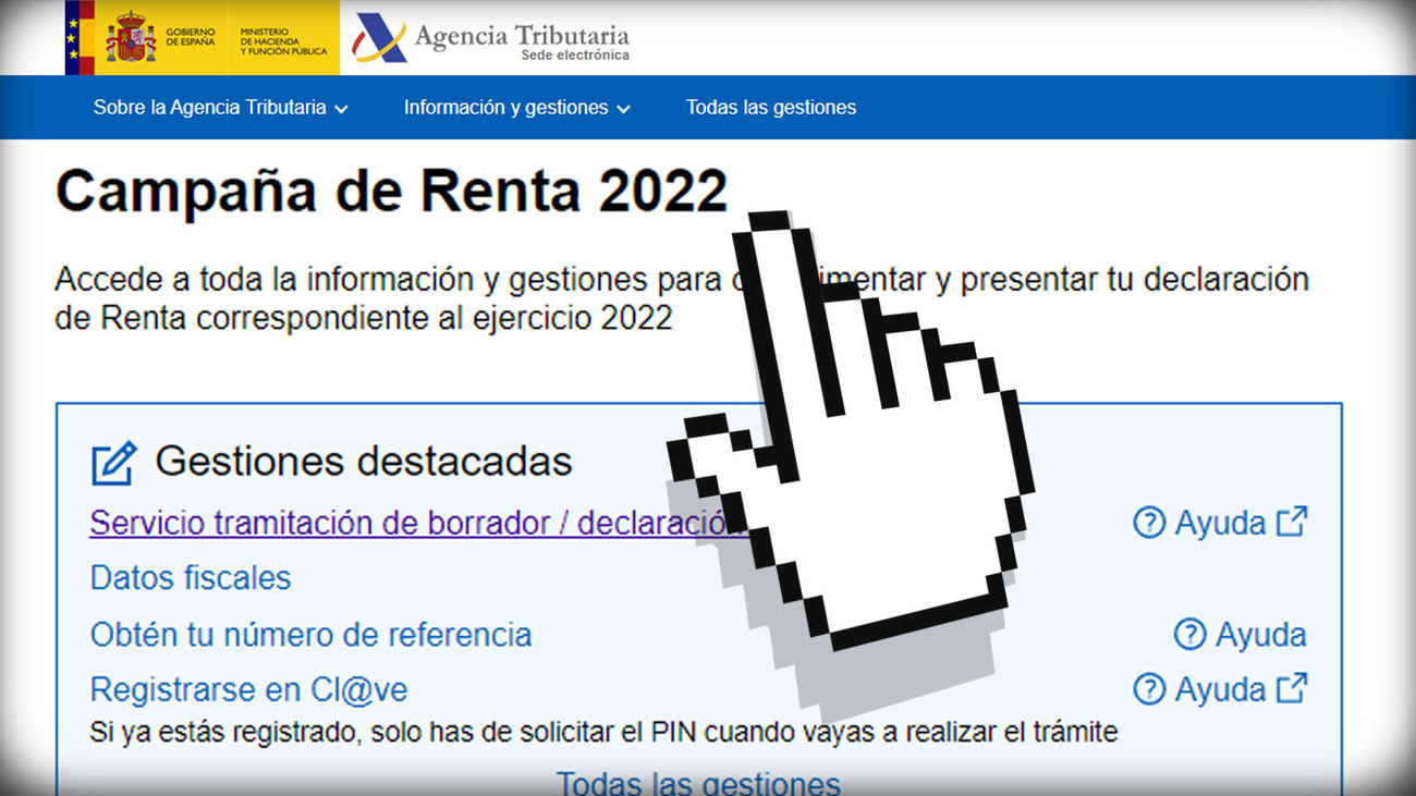 Hacienda recibe más de un millón de declaraciones en el primer día de la Renta