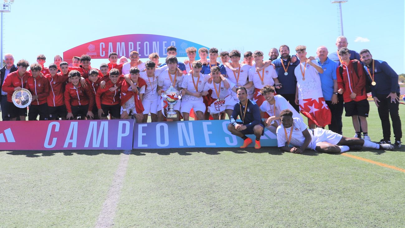 La Selección madrileña sub'16 masculina, campeona de España