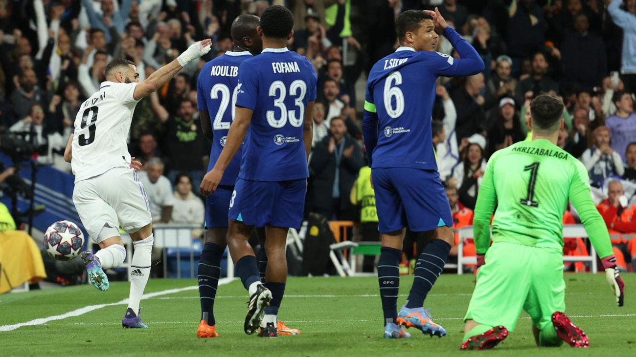 Paso de gigante del Real Madrid hacia semifinales tras ganar 2-0 al Chelsea