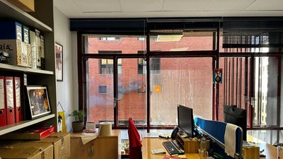 Bomberos de Madrid extinguen un incendio en el CES, en el mismo inmueble que el Ministerio de Sanidad