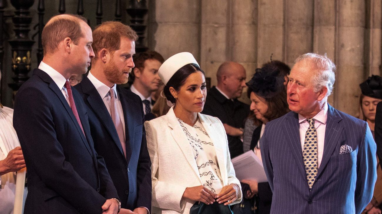 El príncipe Harry, Meghan y Carlos III