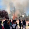 Susto en Algete por un incendio que provocó una intensa columna de humo