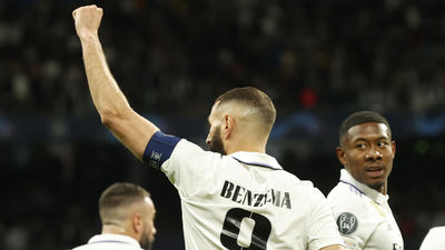 Benzema brilla siempre en la Liga de Campeones