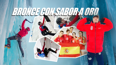 Henoc García, un genio de la escalada en hielo