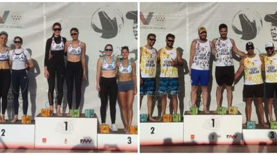 Serrano-Izuzquiza y Gómez-De Mello se imponen en el cuarto torneo del Circuito de Vóley Playa