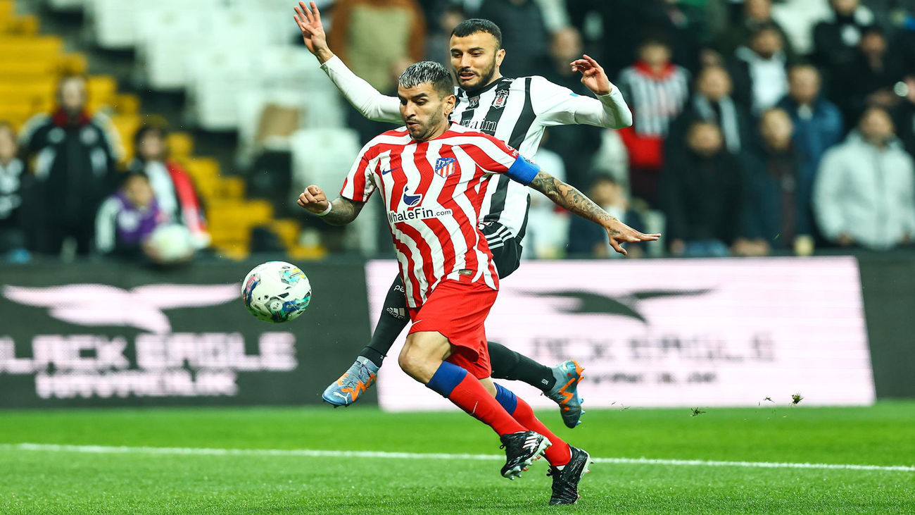 Un Atlético plagado de suplentes pierde 2-0 en Turquía ante el Besiktas
