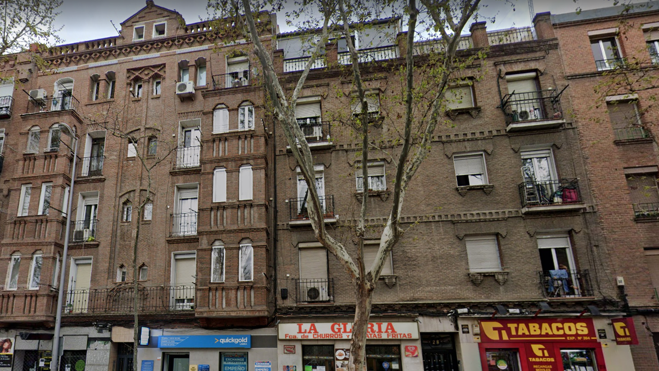 Edificios de arquitectura neomudéjar en la calle Antonio López de Madrid