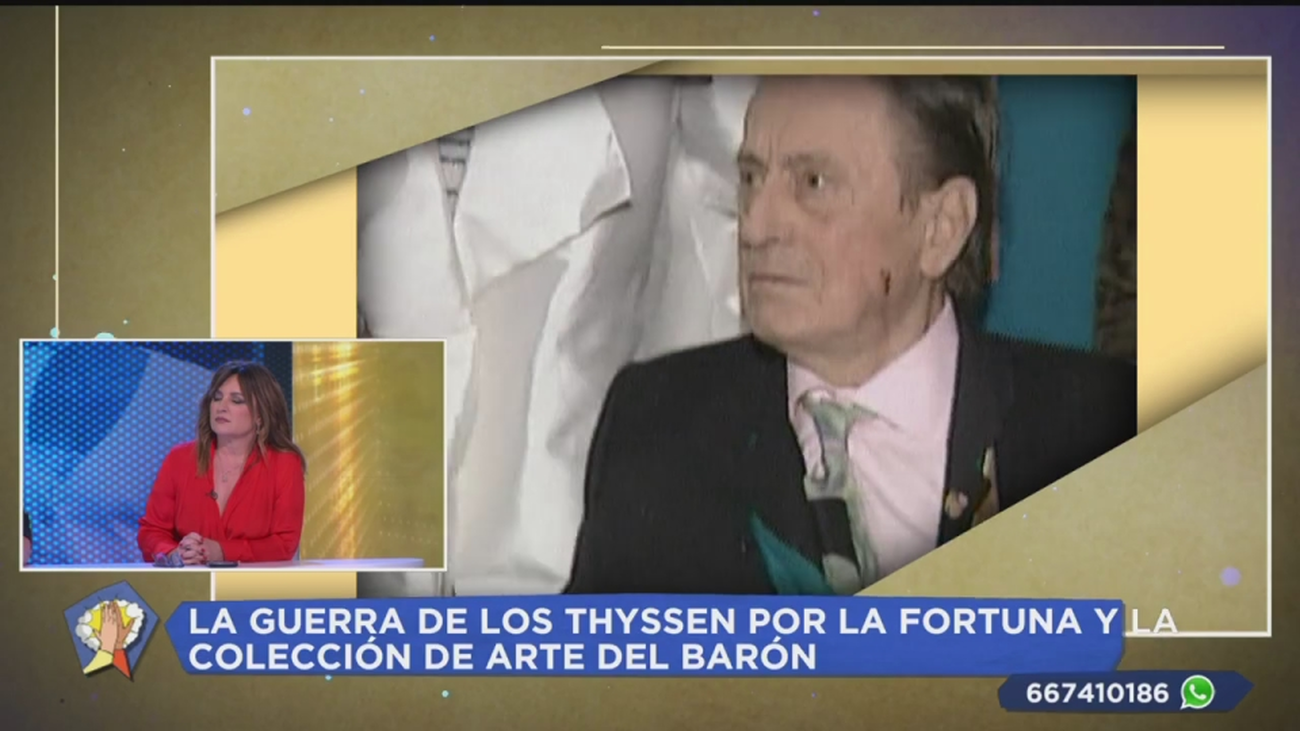 ¿Cuál fue el motivo de la ruptura de la familia Thyssen?
