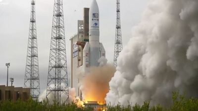 La sonda Juice ya viaja hacia Júpiter... desde Getafe