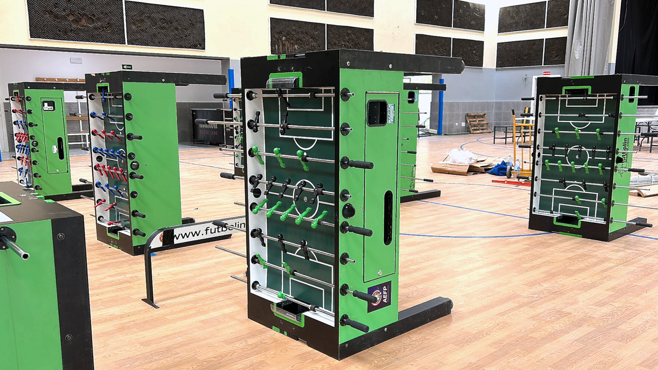 Primer campeonato internacional de futbolín, en Valdilecha