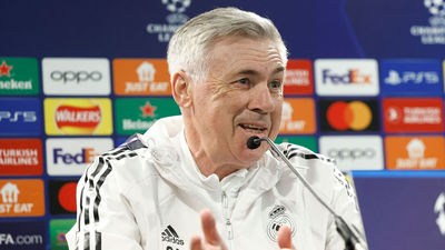 Ancelotti: "En la Champions puede pasar de todo y estamos listos para jugar lo mejor posible"