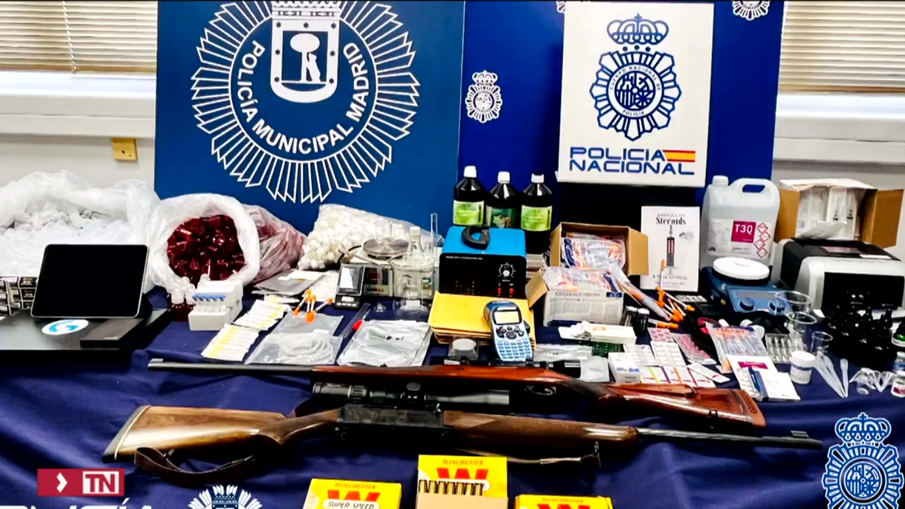 Desmantelado en Chamberí un laboratorio dedicado a la fabricación de anabolizantes