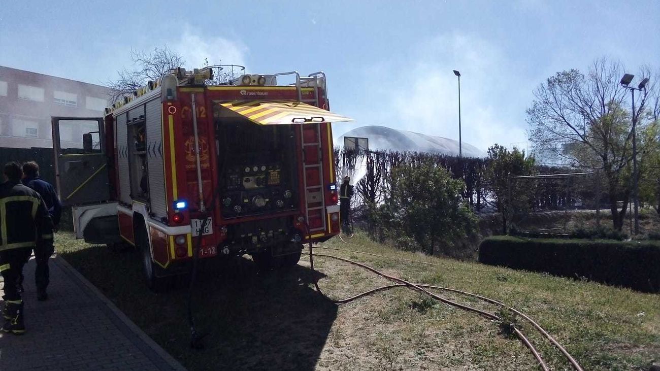 Policía Local de Algete identifica al autor del incendio cerca de un instituto de la localidad