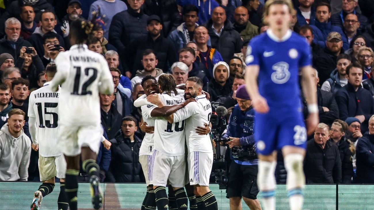 Un doblete de Rodrygo sella el pase a semifinales del Real Madrid que repite un 0-2 al Chelsea