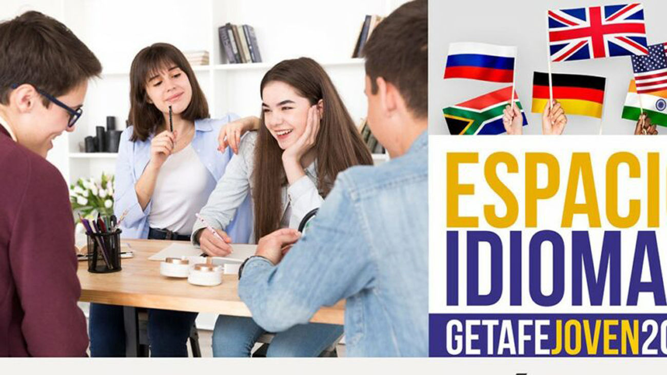 Getafe oferta cursos grupales gratuitos de idiomas para jóvenes en verano